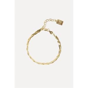NEW MIRANDA FRYE cameron bracelet in gold